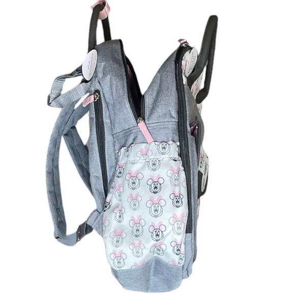 NEW Disney Baby Diaper Backpack with Minnie Mouse Changing Pad. - Picture 7 of 13